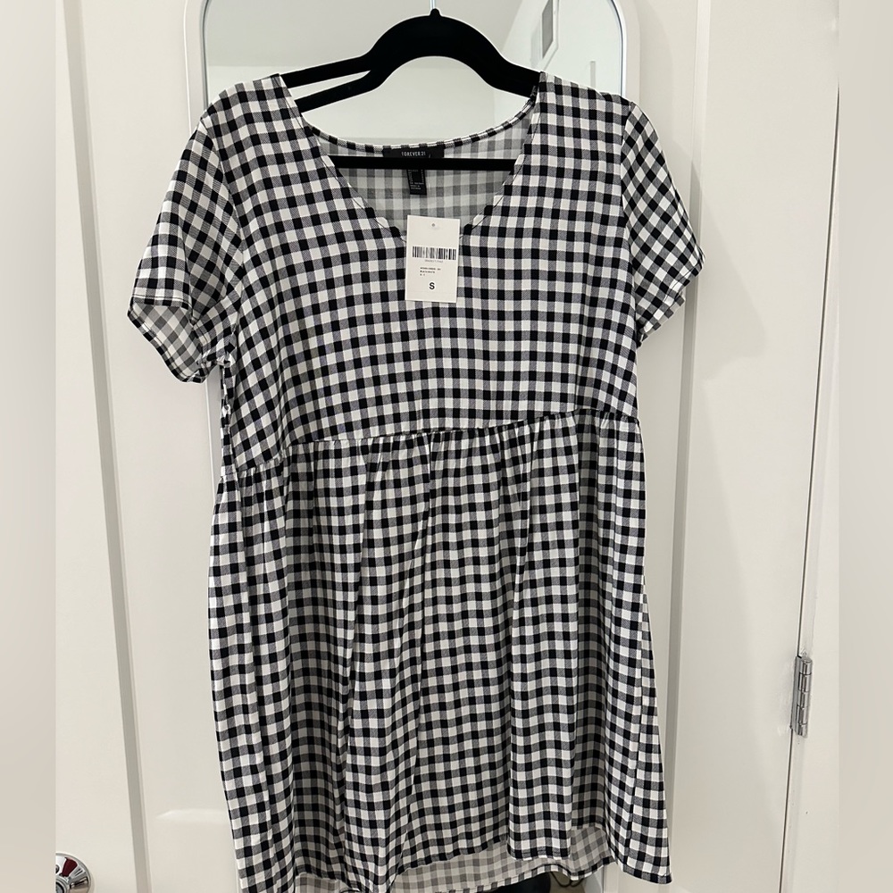 Forever 21 checkered dress